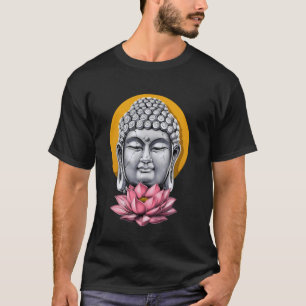 Camiseta Buda Lótus Meditação Zen Ioga Budista Budismo