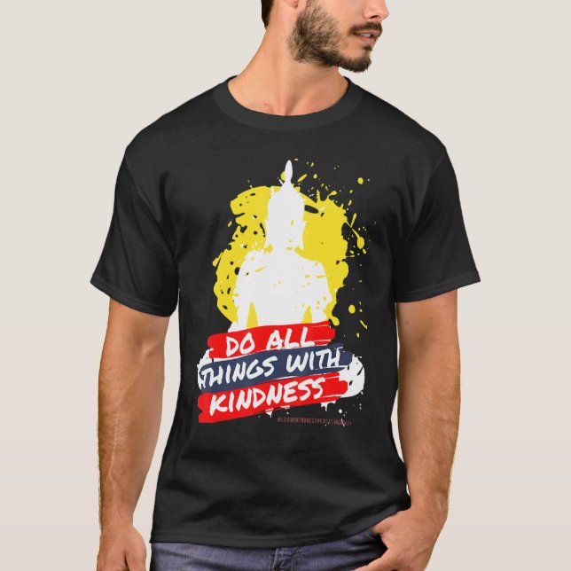 Camiseta Buda Mandala Budista Gautama Budista Amando Ki (Frente)