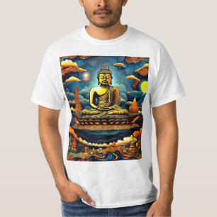 Camiseta Buda na contemplação