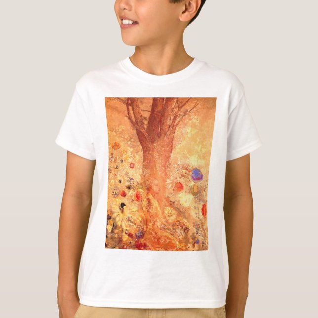 Camiseta Buda pelo pintor simbolista Odilon Redon (Frente)