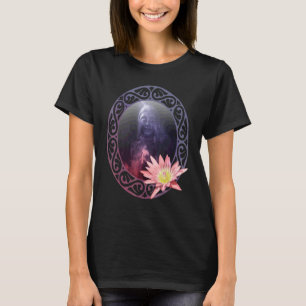 Camiseta Buda Siddhartha Gautama Flor de Lótus Moda Roupa C