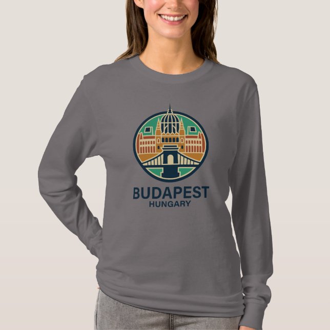 Camiseta Budapest Hungary Europe (Frente)