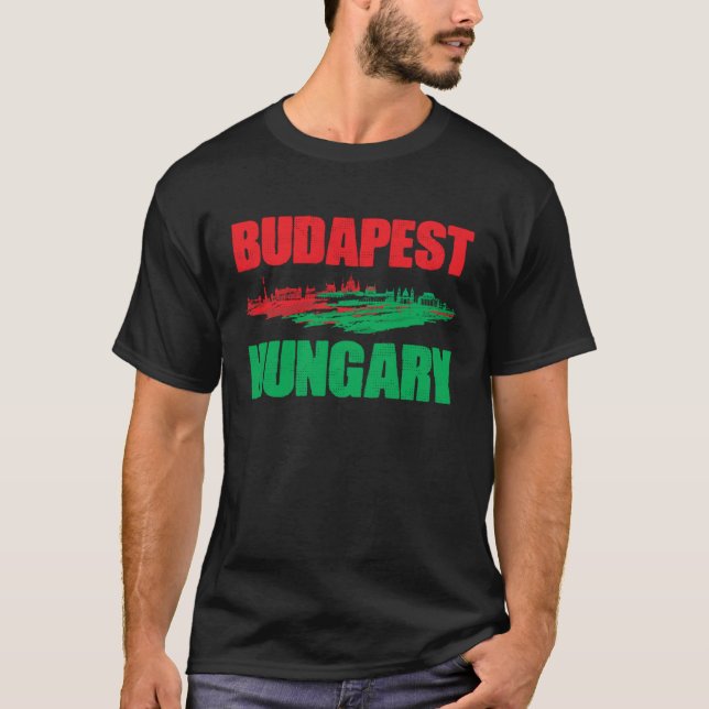 Camiseta Budapest Hungary Europe Travel (Frente)
