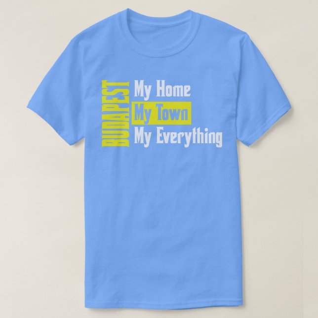 Camiseta Budapest Hungria (Frente do Design)