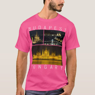 Camiseta Budapest Hungria Famosa Galeria de Vistas Souvenir