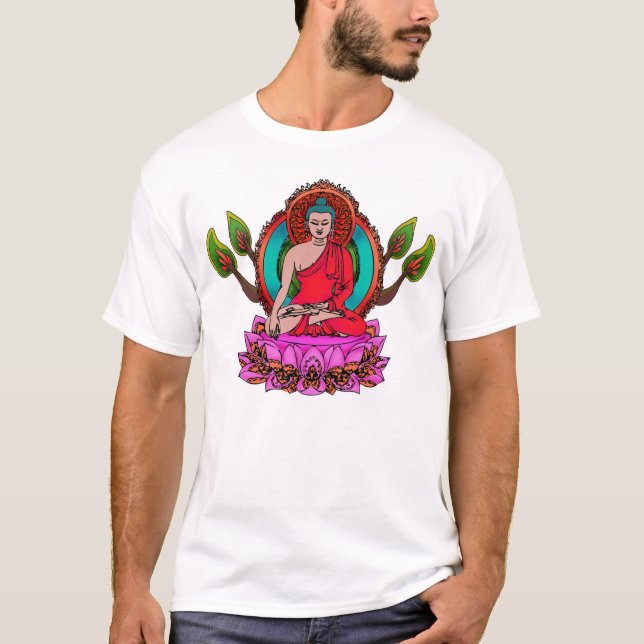 Camiseta buddah color2 (Frente)