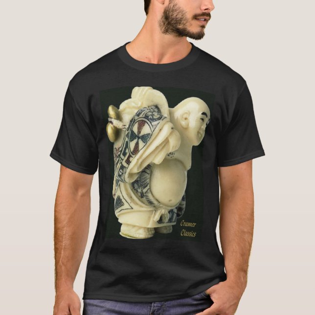 Camiseta buddha1_black/bgrnd (Frente)