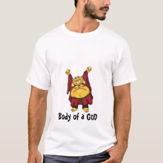 Camiseta buddha, buddha, corpo de um DEUS