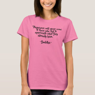 Camiseta Buddha Enlighten cita T-Shirt
