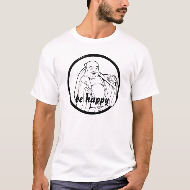 Camiseta Buddha feliz (Frente)