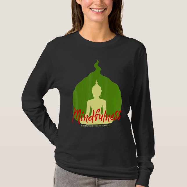 Camiseta Buddha Gautama Lutando pela Paz Amando gentileza M (Frente)