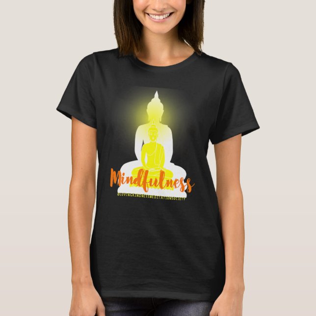 Camiseta Buddha Gautama Lutando pela Paz Amando gentileza M (Frente)