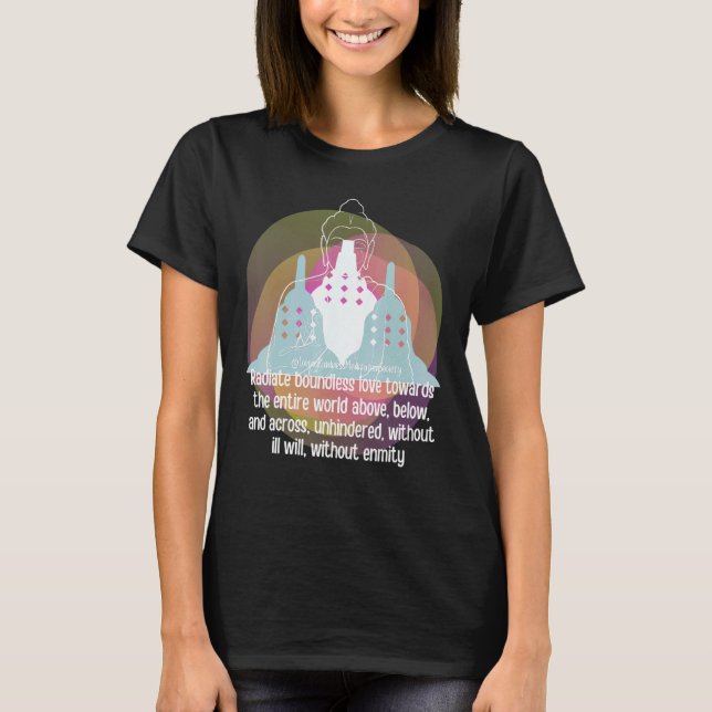 Camiseta Buddha Gautama Lutando pela Paz Amando gentileza M (Frente)