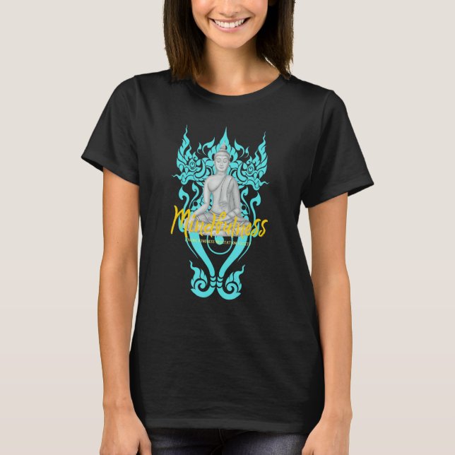 Camiseta Buddha Gautama Mindfulness Peace Loving Kindness M (Frente)