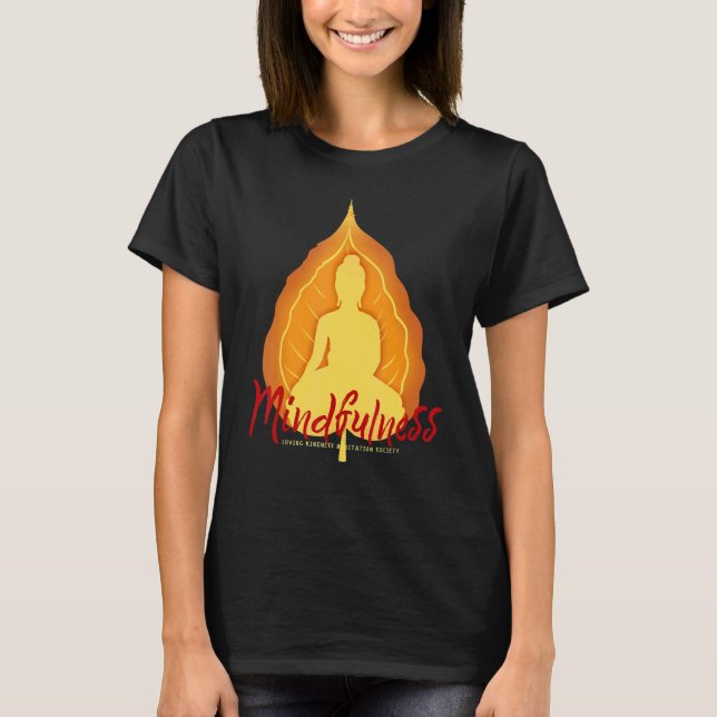 Camiseta Buddha Mandala Buddhist Mindfulness Blessing Lovin (Frente)