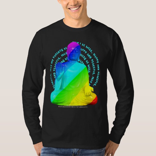 Camiseta Buddha Mandala Budista Gautama Art Buddhism Lovin (Frente)