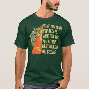 Camiseta Buddha Meditation Shirt Law Of Attraction 