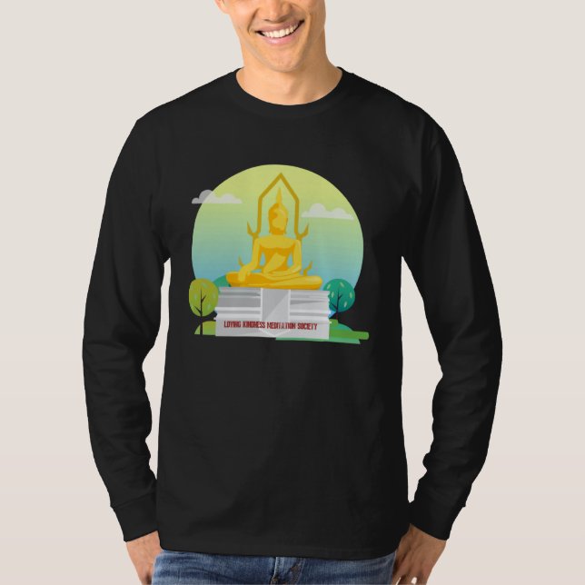 Camiseta Buddha Mindfulness Buddhist Gautama Buddhism Lovin (Frente)