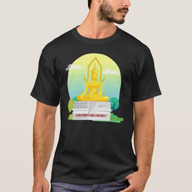 Camiseta Buddha Mindfulness Buddhist Gautama Buddhism Lovin (Frente)