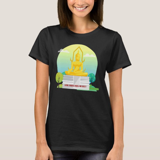 Camiseta Buddha Mindfulness Buddhist Gautama Buddhism Lovin (Frente)