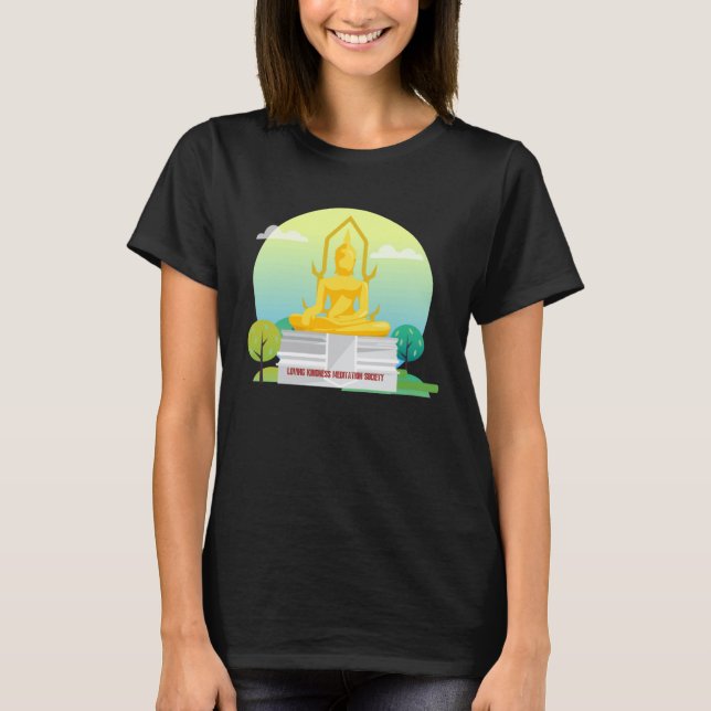 Camiseta Buddha Mindfulness Buddhist Gautama Buddhism Lovin (Frente)