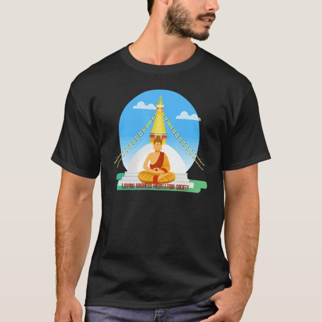 Camiseta Buddha Mindfulness Buddhist Gautama Buddhism Lovin (Frente)