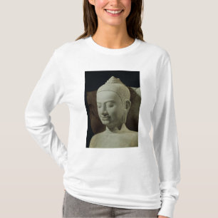 Camiseta Buddha na meditação no rei do Naga,