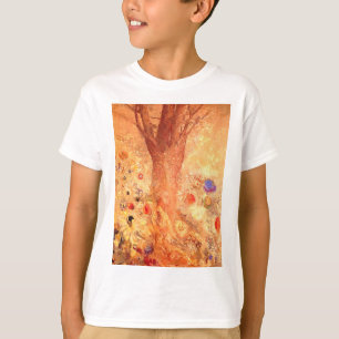 Camiseta Buddha pelo pintor Odilon Redon do Symbolist