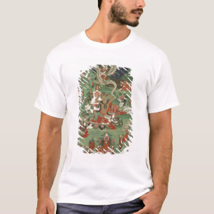 Camiseta Buddha que corta um topete do cabelo