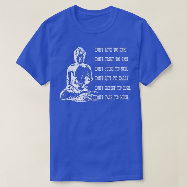 Camiseta Buddha Teaching And Science Inspiration Motivation (Frente do Design)
