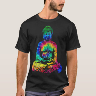 Camiseta Buddha Tie Dye Vintage Yoga Zen budista