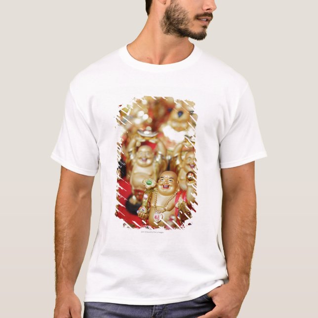 Camiseta Buddhas de riso chinês (Frente)