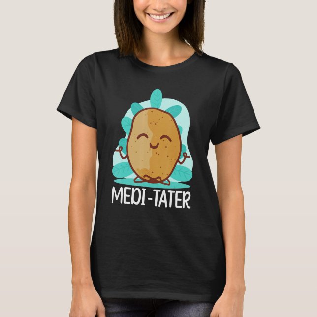 Camiseta Buddhism Buddhist Buddha Potato Medi  Tater (Frente)