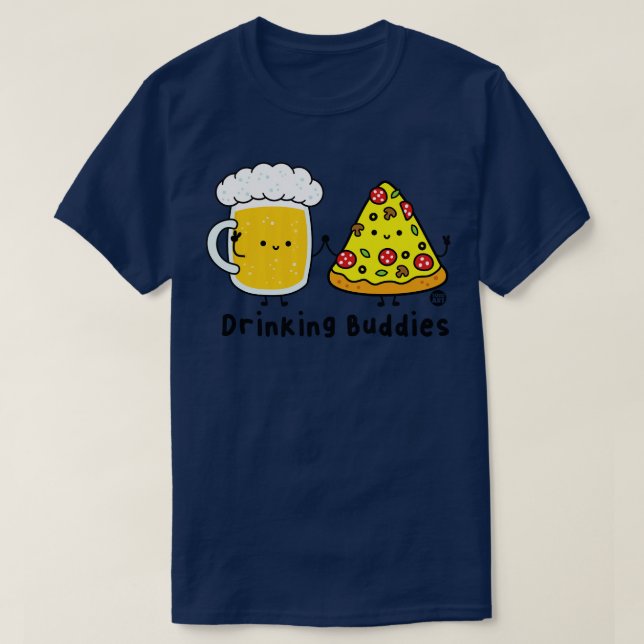 Camiseta BUDDIS DE bebendo (Frente do Design)