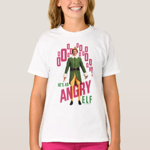 Camiseta Buddy, o Elf Ele é um Elf Irritado