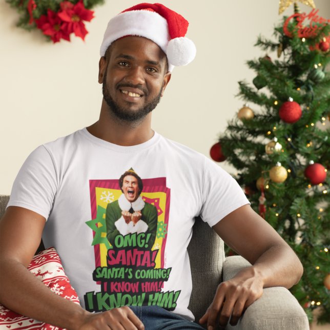 Camiseta Buddy, o Elf | OMG! Papais noeis! (Criador carregado)