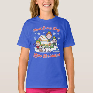 Camiseta Buddy, o Gráfico Elf Chibi