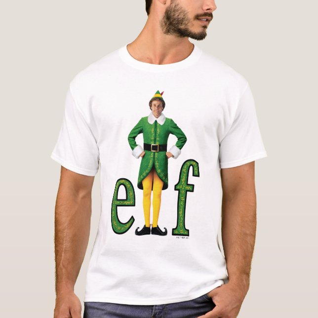 Camiseta Buddy, o logotipo do filme Elf (Frente)