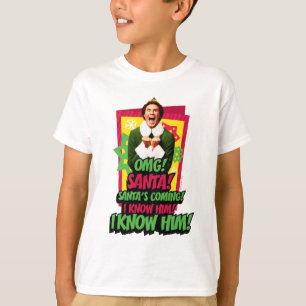 Camiseta Buddy the Elf   OMG! Santa!