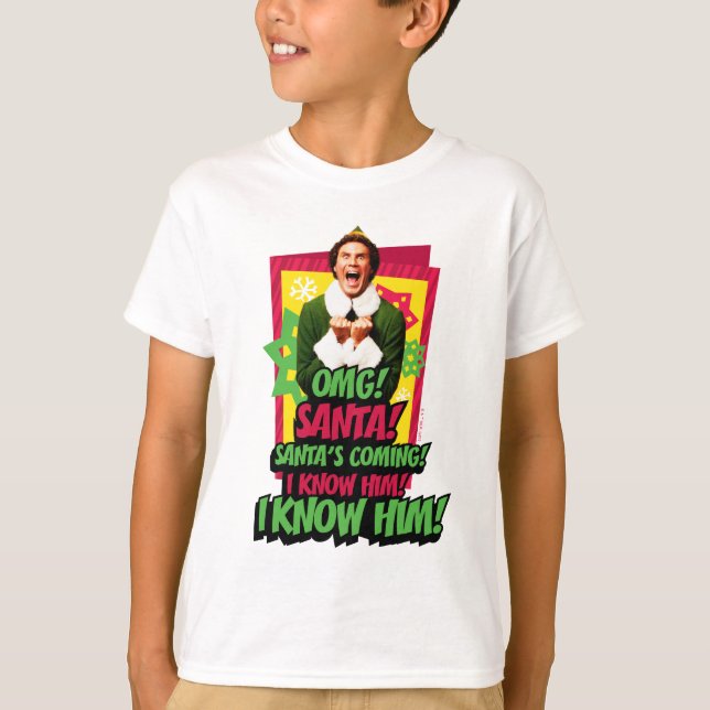 Camiseta Buddy the Elf | OMG! Santa! (Frente)