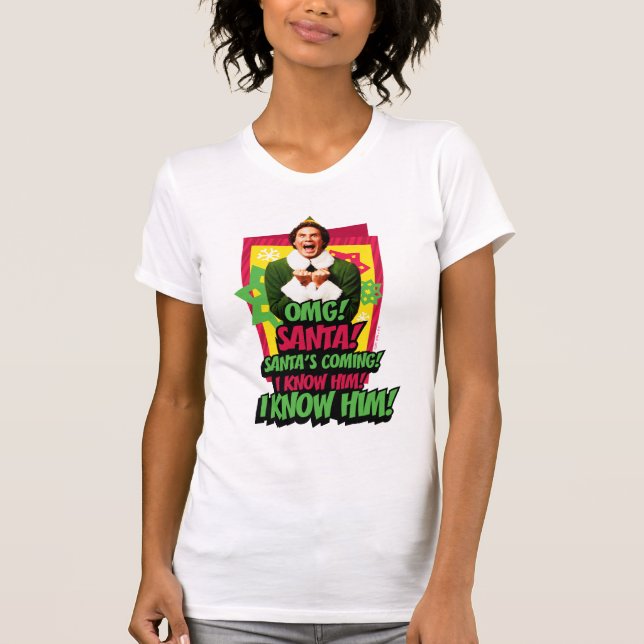 Camiseta Buddy the Elf | OMG! Santa! (Frente)