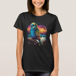 Camiseta Budget Beach Budgerigar Parakeet Bird Summer 1