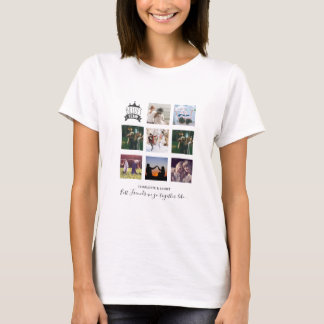 Camiseta BUDGET Bridesmaid Oferece Citações de COLAGEM FOTO