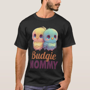 Camiseta Budget Mamãe Bugerigar Parakeet Bird 20