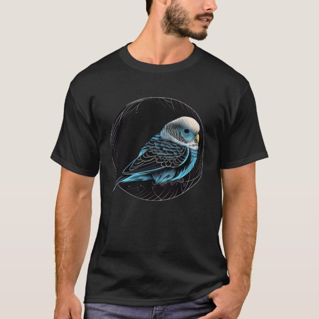 Camiseta Budgie Animal  Wildlife Budgies (Frente)