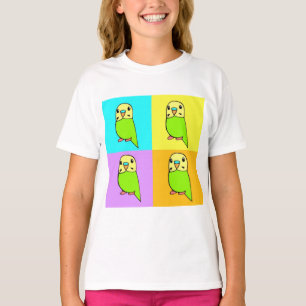 Camiseta Budgie Arte Pop