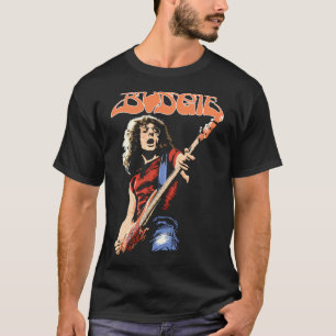 Camiseta Budgie Banda Burke Shelley Guitarra