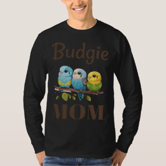 Camiseta Budgie Mom Budgerigar Parakeet Bird 87