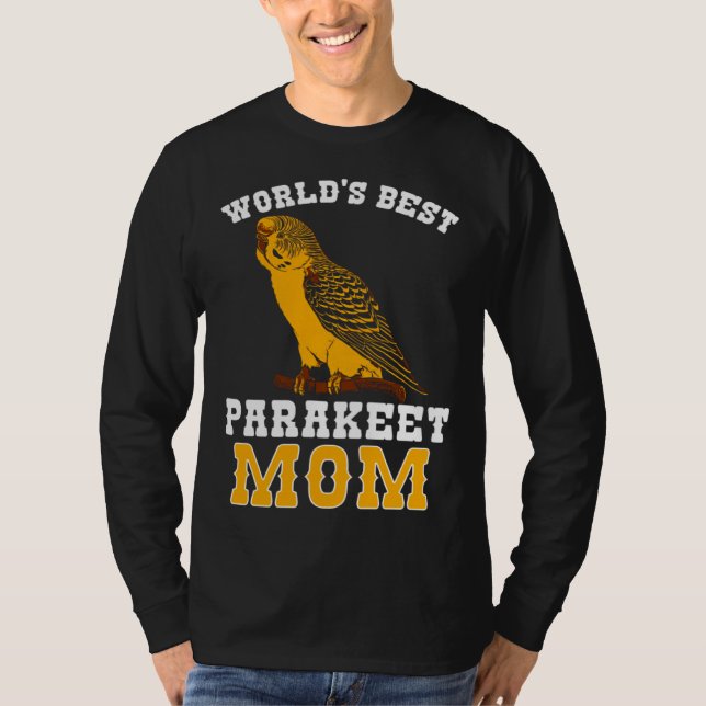 Camiseta Budgie Parakeet Mom Budgerigar (Frente)