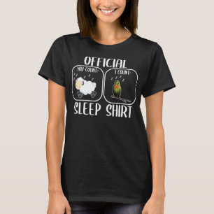 Camiseta Budgie sleeping shirt counting sheep
